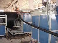 Spiral HDPE Pipe Extrusion Line Besar Diameter Hollowness Wall Spiral Pipe Line Produksi