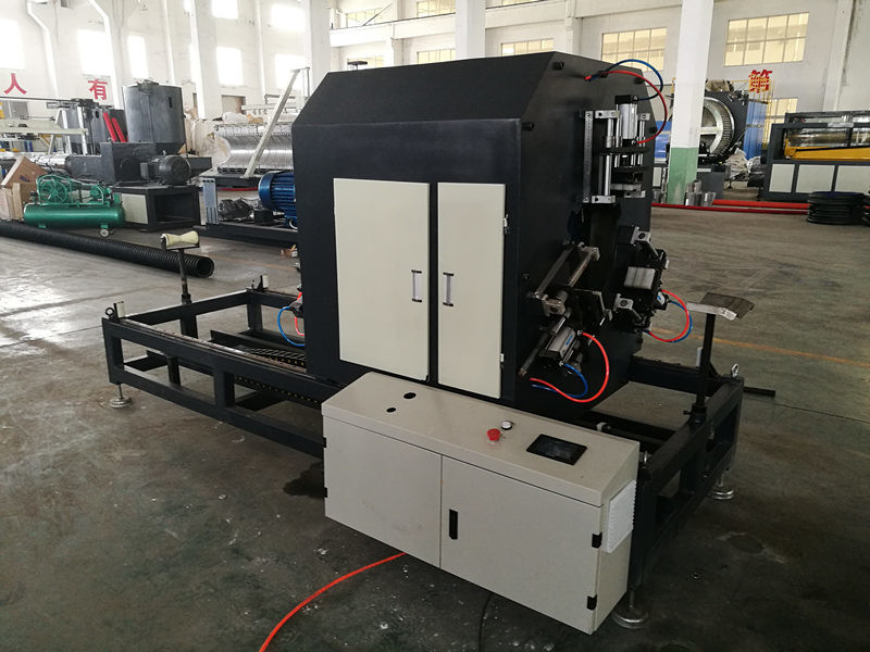 HDPE Double Wall Corrugated Pipe Machinery, Corrugated Pipe Extrusion Line SBG-250