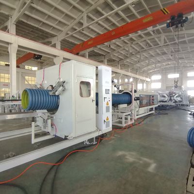 Electric Cable Conduit Corrugated Pipe Extrusion Line For Electrical conduit / electrical installation