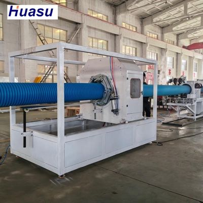 Automated High Density Double Wall Corrugated Pipe Machinery with Water Cooling for Efficient Production