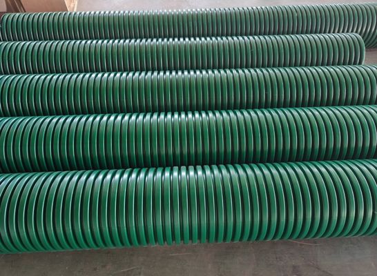 Plastic PE PP PVC Pipe Extrusion Line with Conical Twin Screw Extruder and Recycled Water Temperature Control