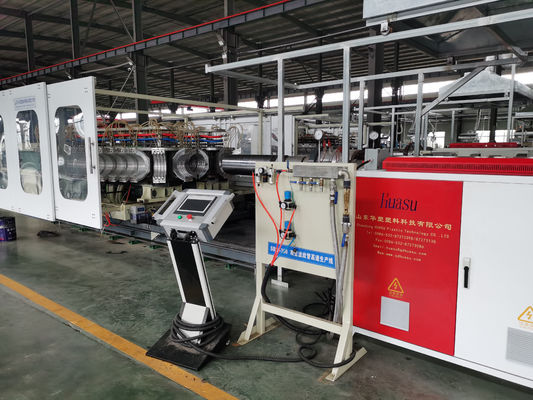Single Double Wall Corrugated Pipe Extrusion Line For Sewage Treatment Plants