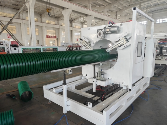 Corrugated Double Strands Plastic Pipe Extrusion Line For Irrigation Systems