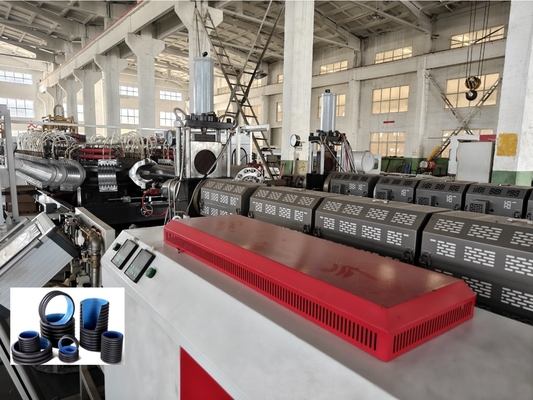 Double Wall Corrugated Pipe Extrusion Line 63mm with Auto Feeding