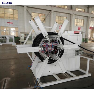 Water Cooling Single Wall Corrugated Pipe Extrusion Line with Ld Ratio 33/38/40 and Automatic Feeding for Plastic Pipe Production