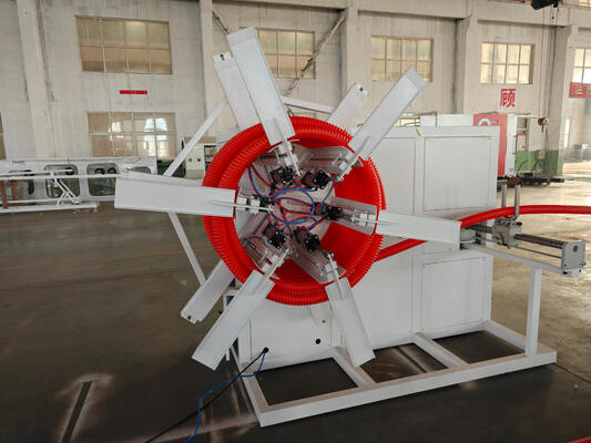 Water Cooling Single Wall Corrugated Pipe Extrusion Line with 400-1000 Capacity and Automatic Corrugation