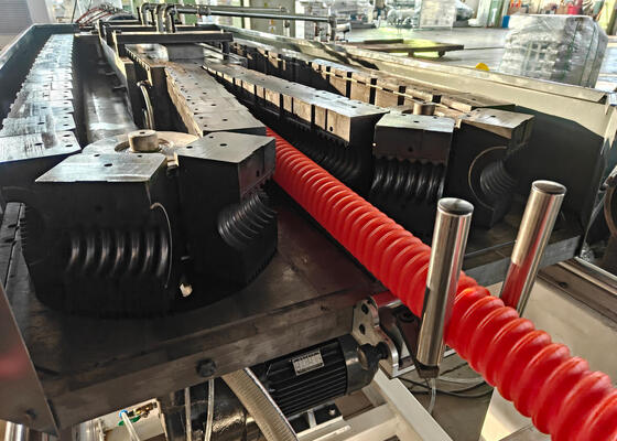 Double Wall Corrugated Pipe Extrusion Line with Siemens Frequency Controller and 20CrMnTi Gear Material for High Durability