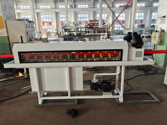 Automatic Double Wall Corrugated Pipe Extrusion Line with Siemens Brand Electrical Parts and Aluminium Alloy Mould