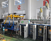 HDPE / PP Double Wall Corrugated Pipe Extrusion Line Output Tinggi