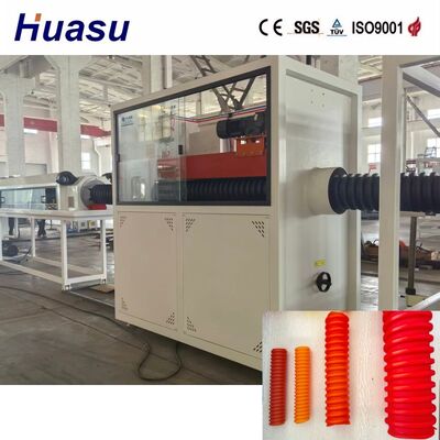 HDPE PE PP PVC MPP Materials Fully Automatic Spiral Pipe Extrusion Line Featuring Extruder Output 200 to 1000kg per hour