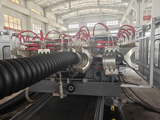 High Speed Single Wall Corrugated Pipe Production Line Innovative Solution For Pipe Manufacturing