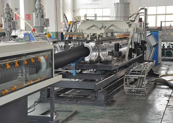 Single Wall Corrugated Pipe Extruder ID 250mm Corrugated Pipe Line