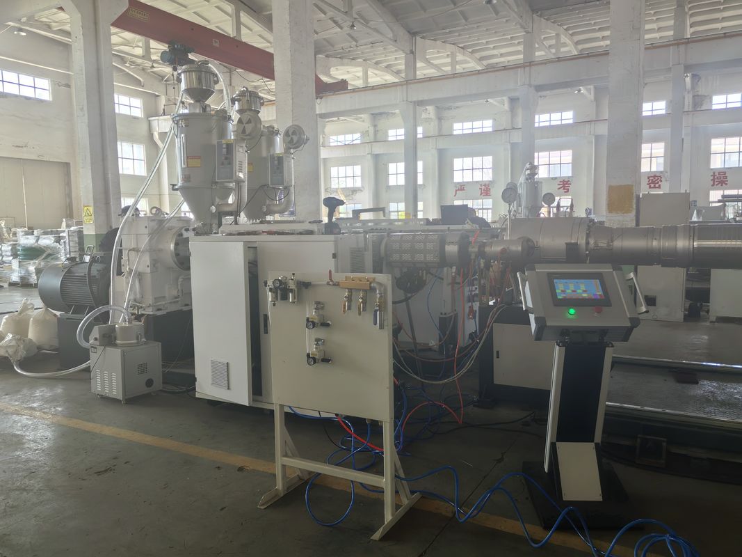 Lini Ekstrusi Pipa DWC Otomatis Produksi Tinggi yang Menghemat Energi untuk Drainase dan Limbah