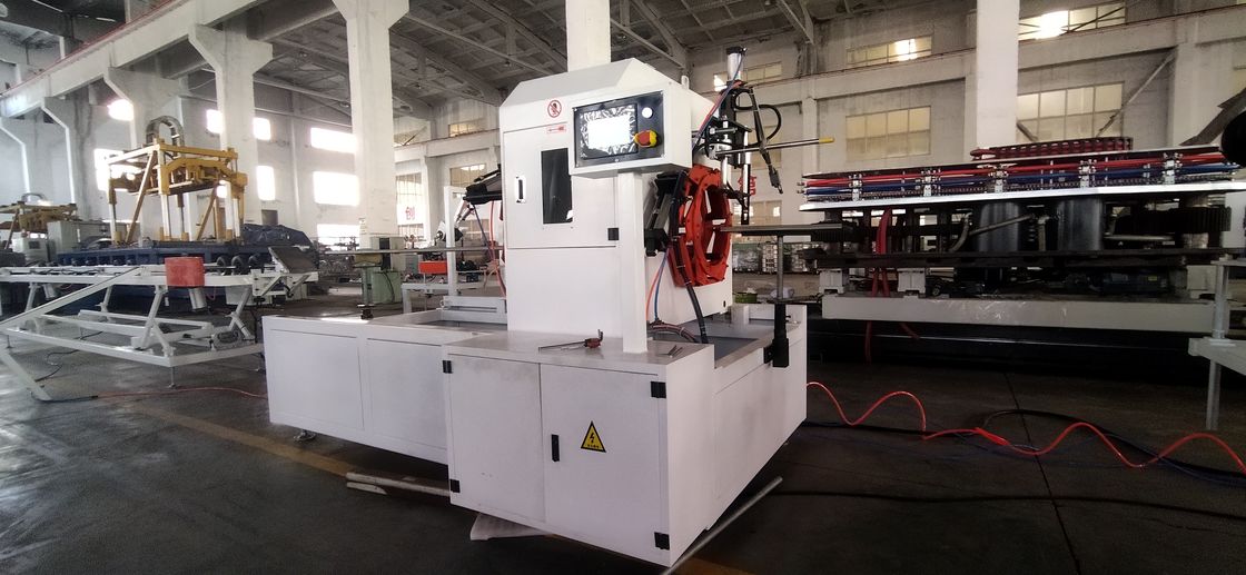 Air atau udara pendinginan Double Wall Corrugated Pipe Extrusion Line dengan Siemens Bagian-bagian Listrik Utama dan HV>940 Barrel Hardness