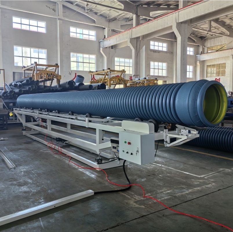 High Speed Double Wall Corrugated Pipe Extrusion Line dengan 20CrMnTi Gear Material dan Sistem Kontrol PLC