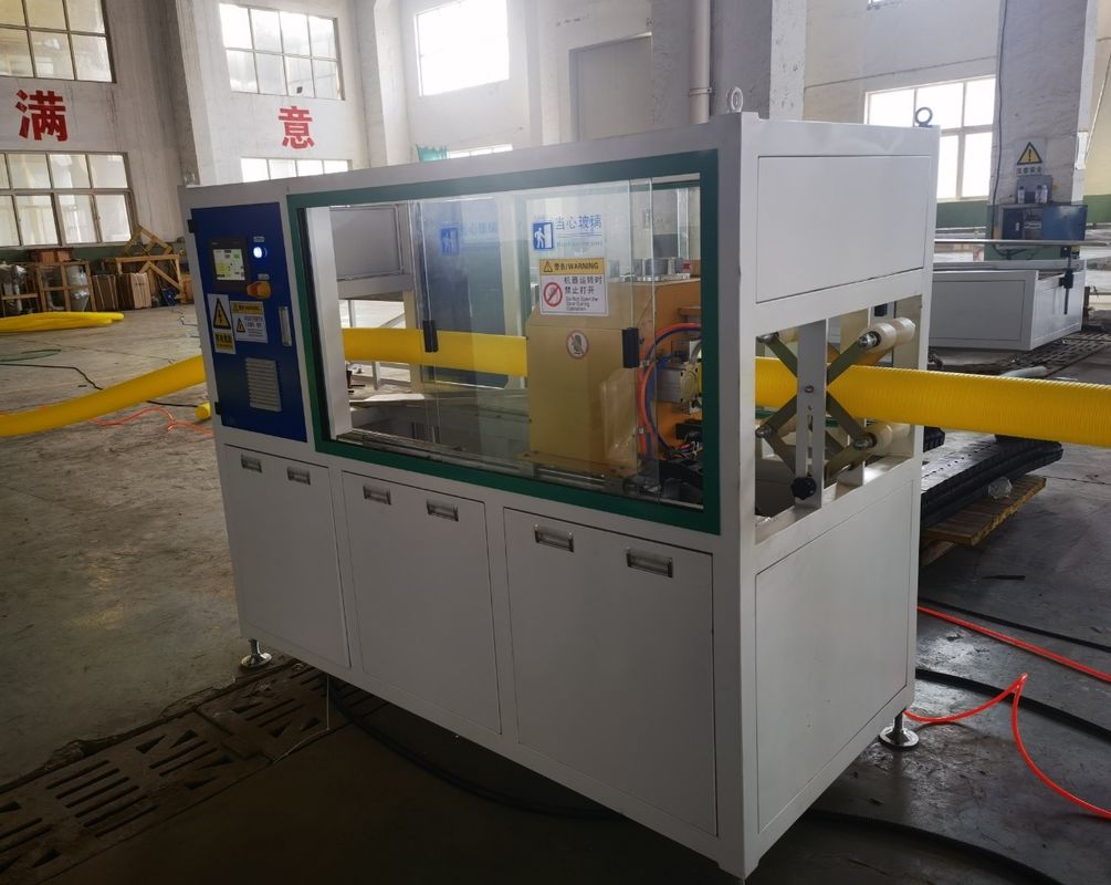 PP PE HDPE LDPE Single Wall Corrugated Pipe Machine Produksi Line Extrusion Line