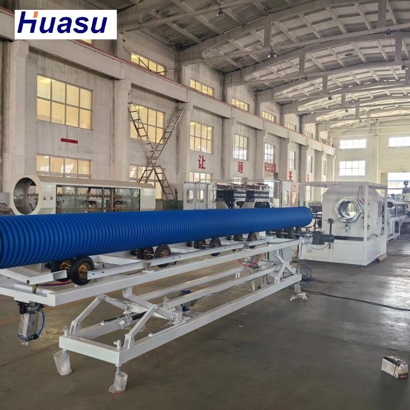 Advanced Double Wall Corrugated Pipe Extrusion Line dengan Helical Gear dan Belling-on-line Expansion Mode Featuring High Quality Alloy Steel Die Head