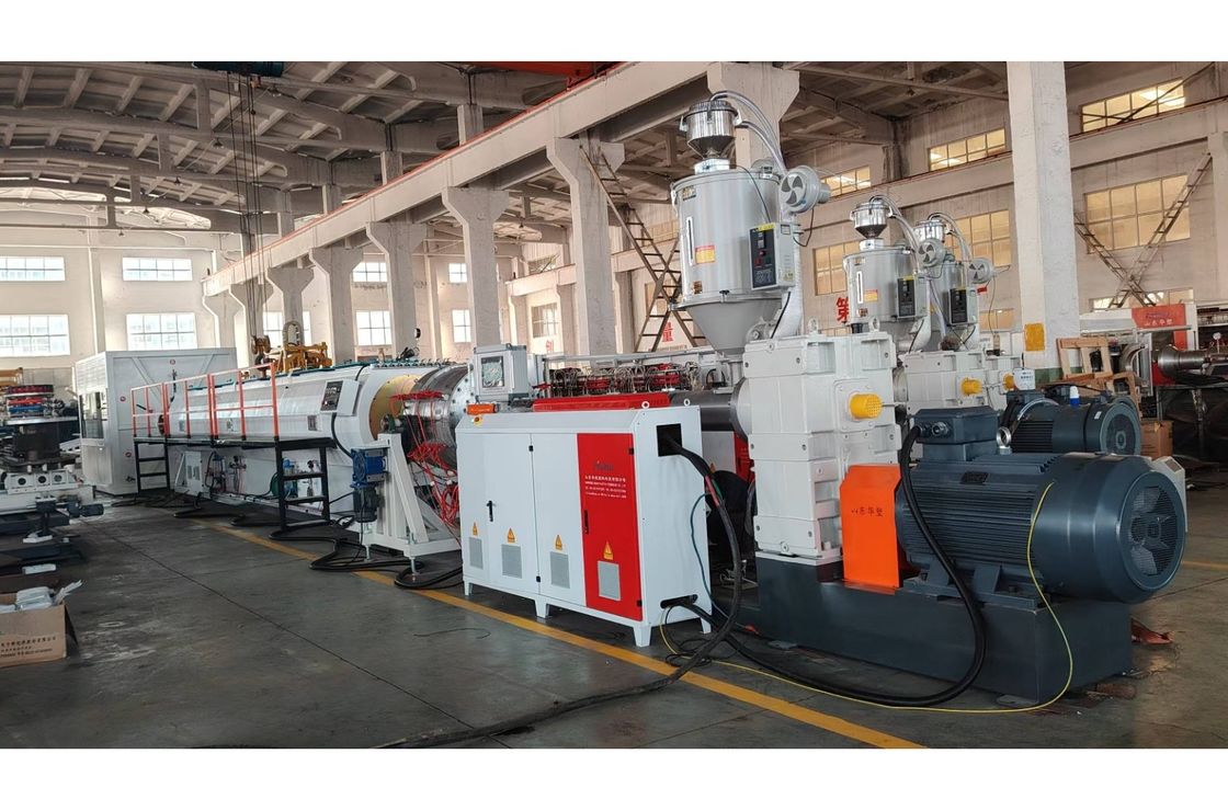 Siemens Beide / WEG Motor HDPE Pipe Extrusion Machine Untuk Pengolahan yang Tepat dan Tepat