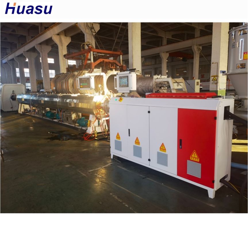 PLC Dikendalikan Solid Wall Hdpe Pipe Extrusion Line Untuk Solusi Versatile Dan Disesuaikan