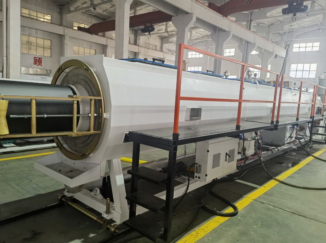 Siemens Electric Parts HDPE Solid Wall Pipe Extrusion Machine Untuk Produksi yang Tepat