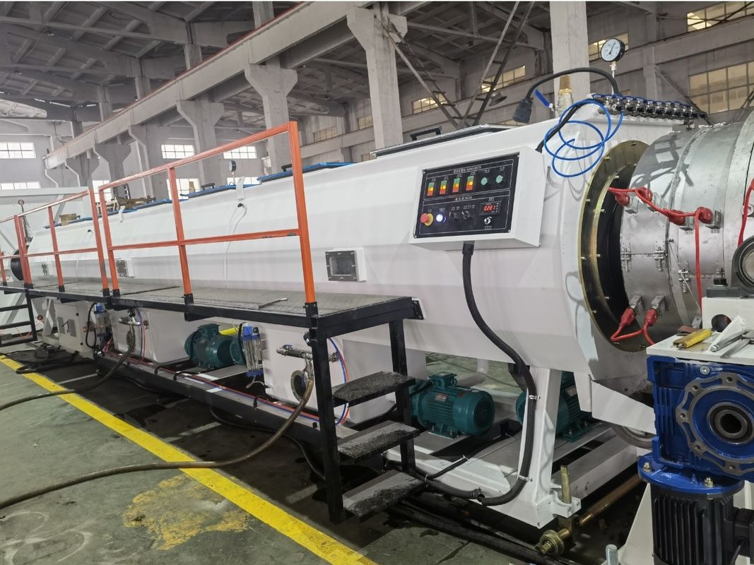 Siemens Electric Parts HDPE Solid Wall Pipe Extrusion Machine Untuk Produksi yang Tepat