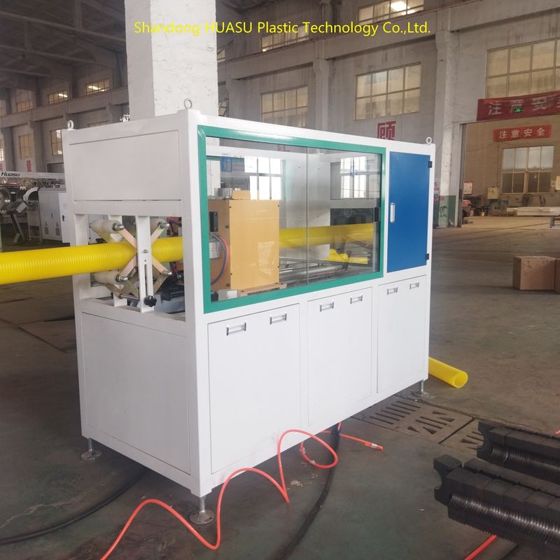 Jalur Ekstrusi Pipa Plastik dengan Daya Total Otomatis yang Bisa Disesuaikan dengan Komponen Listrik Siemens/ABB dan Pendingin Air Tekanan Tinggi