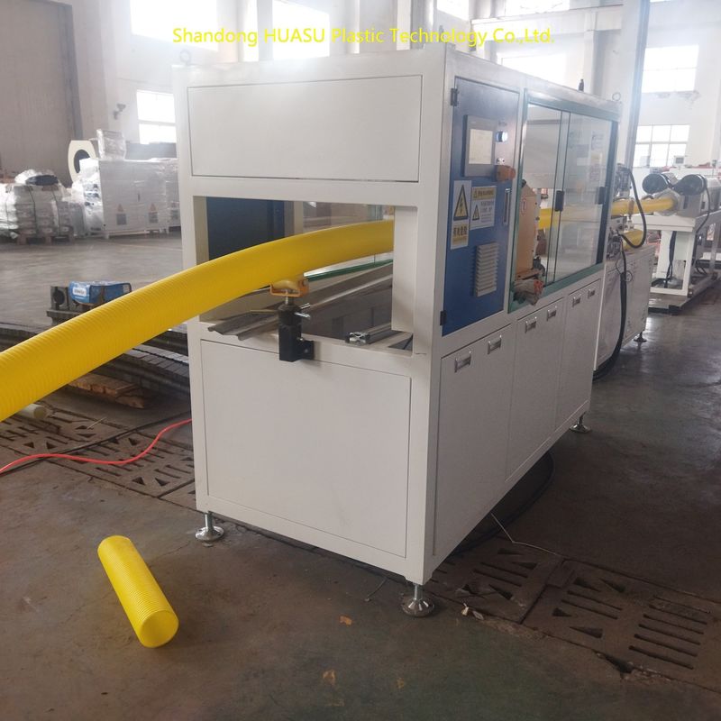 Jalur Ekstrusi Pipa Plastik dengan Daya Total Otomatis yang Bisa Disesuaikan dengan Komponen Listrik Siemens/ABB dan Pendingin Air Tekanan Tinggi