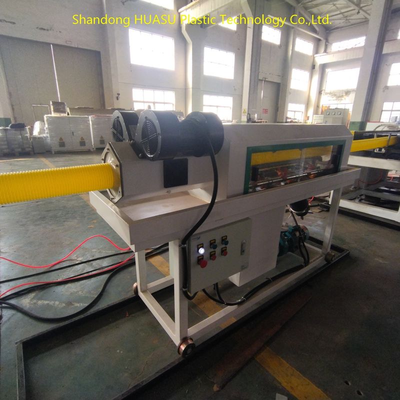 Jalur Ekstrusi Pipa Plastik Otomatis dengan Siemens ABB utama pendingin udara listrik dan air untuk output yang dapat disesuaikan