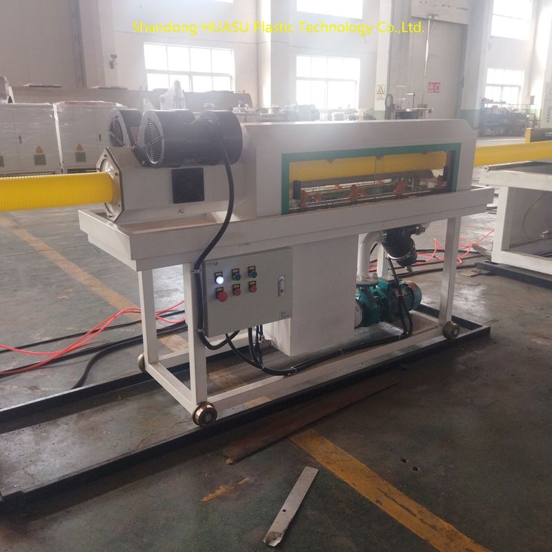 Jalur Ekstrusi Pipa Plastik Otomatis dengan Siemens ABB utama pendingin udara listrik dan air untuk output yang dapat disesuaikan