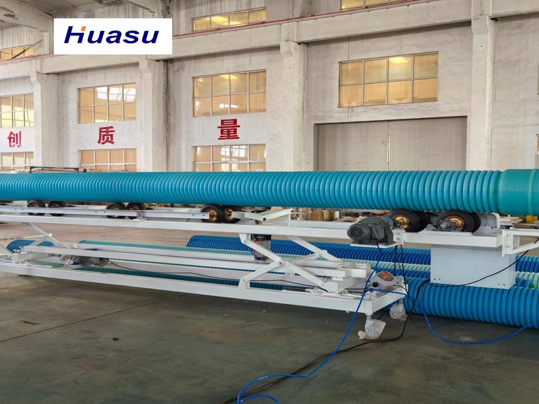 800mm Double Wall Corrugated Pipe Extrusion Line dengan Sistem Kontrol PLC Siemens untuk Produktivitas Tinggi