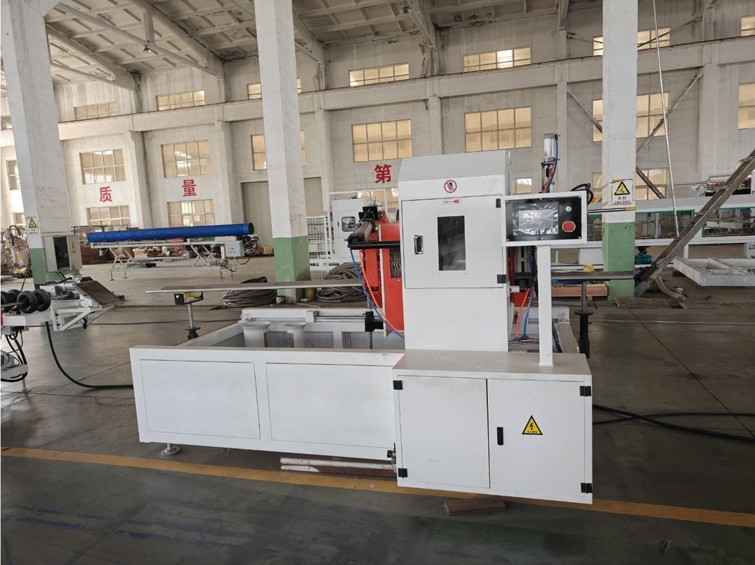 Lini Ekstrusi Pipa Bergelombang Dinding Ganda yang Dapat Disesuaikan dengan Bahan Cetakan Paduan Aluminium dan Kontaktor Schneider