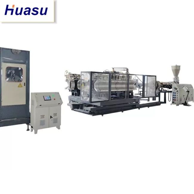 Lini Ekstrusi Pipa DWC dengan Diameter Pipa 32-1600mm Kapasitas 60-2000kg/jam dan Teknologi PLC Siemens