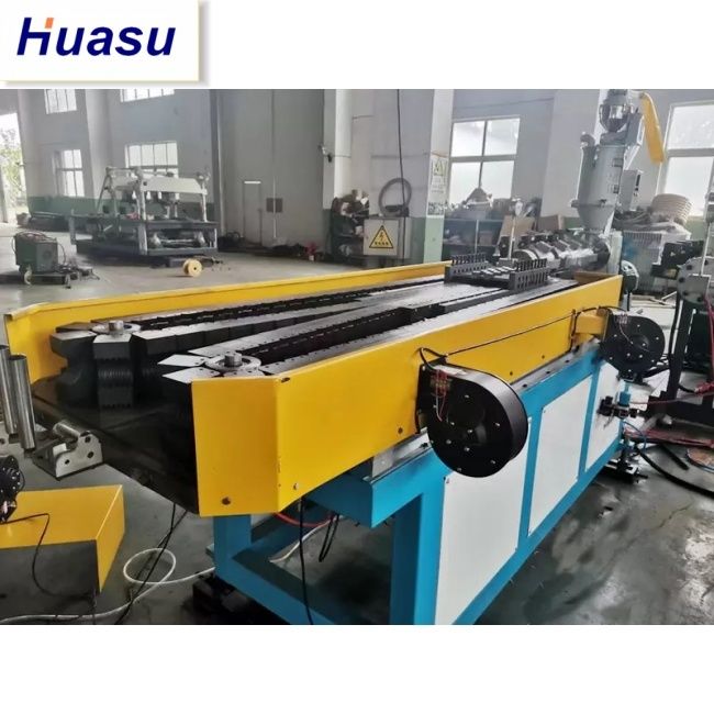 Produksi tinggi DWC Pipe Extrusion Line dengan 32-1600mm Cutting Diameter Range dan Siemens PLC Technology