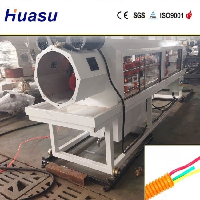 Produksi tinggi DWC Pipe Extrusion Line dengan 32-1600mm Cutting Diameter Range dan Siemens PLC Technology