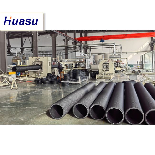 DWC Pipe Extrusion Line dengan 32-1600mm Cutting Diameter Range, Belling-on-line Expansion Mode, dan Siemens PLC Technology