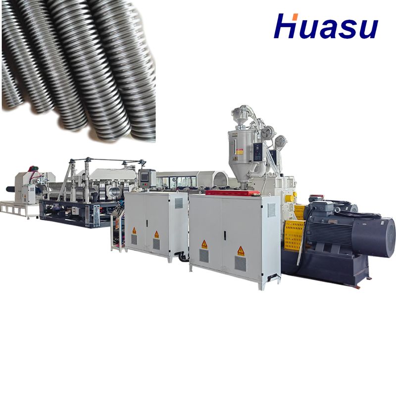 HDPE Double Wall Corrugated Pipe Extrusion Line dengan Sistem Intermeshing Lengkap