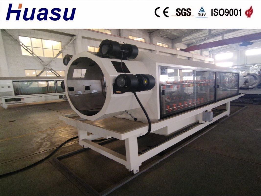 Lini Ekstrusi Pipa DWC Extruder Ulir Ganda Konis dengan Otomatisasi Tinggi dan Blok Cetakan Berjalan