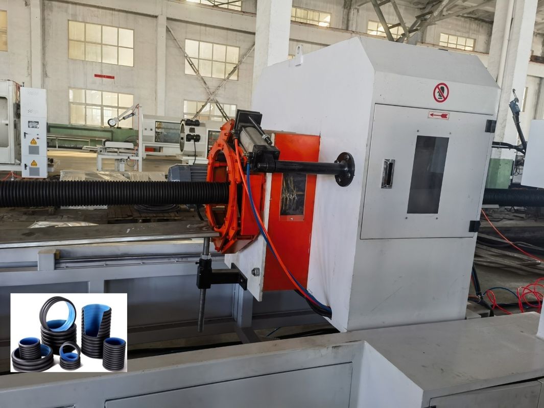 WEG AC Motor Double Wall Corrugated Pipe Extrusion Line 63mm Min Diameter
