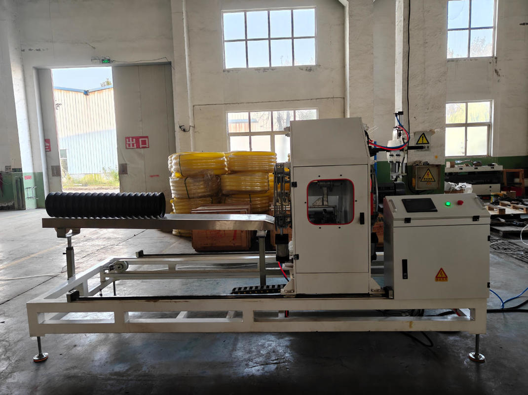 High Speed Planetary Cutting Double Wall Corrugated Pipe Extrusion Line dengan Integral Type Extruder dan Kekerasan HV>740 untuk Diameter Sekrup 32mm-200mm