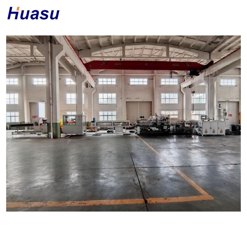 Garis Ekstrusi Pipa Bergelombang Pelindung Kabel 32mm-1600mm Dengan Antarmuka Layar Sentuh Kontrol PLC Dan Otomatisasi Tinggi