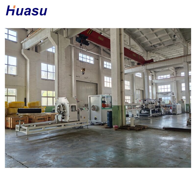 Otomatis Dan Komputerisasi HDPE Pipe Extrusion Line Untuk Double Wall Corrugated Pipe Dengan PLC Control