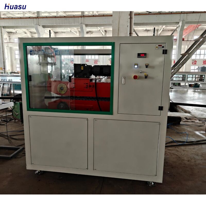 Single Wall Corrugated Pipe Extrusion Line dengan PLC Control, Motor Power 37kw, dan Desain Single-screw untuk Produksi Pipa Konsisten