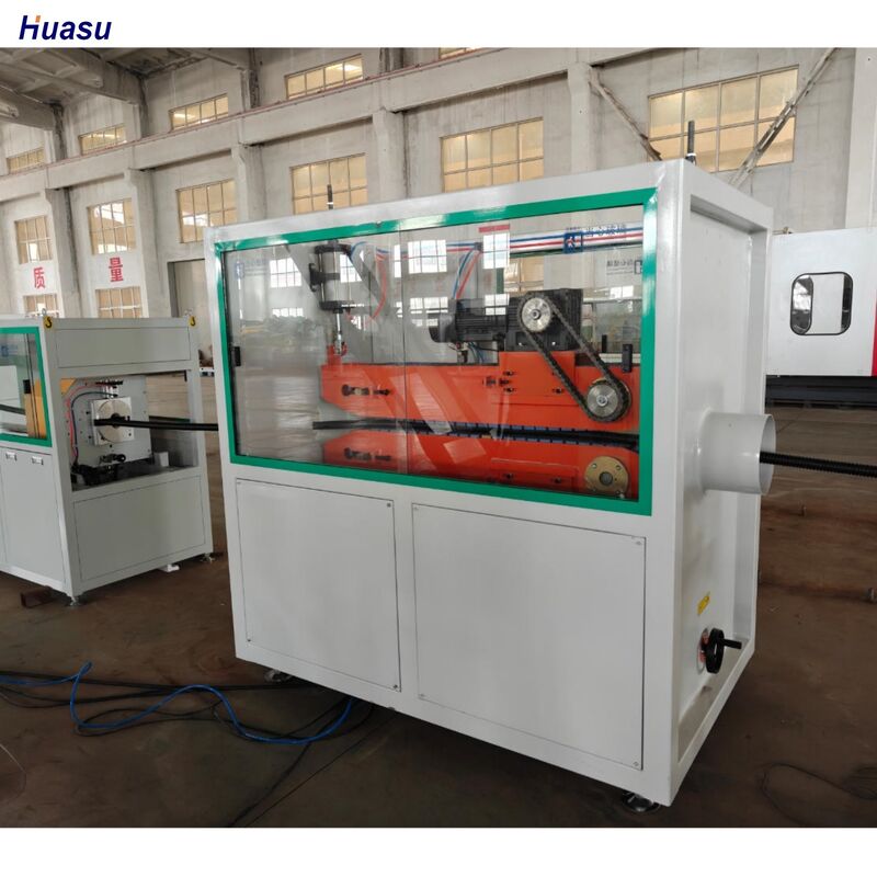 Steel Single Wall Corrugated Pipe Extrusion Line dengan Komponen Listrik Schneider Siemens, Garansi 1 Tahun, dan Kedalaman Nitriding Barrel 0,4 × 0,7 mm