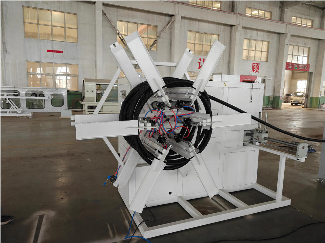 Full Automatic Single Wall Corrugated Pipe Extrusion Line dengan ukuran pipa maksimum 110mm dan output 40-80kg/jam