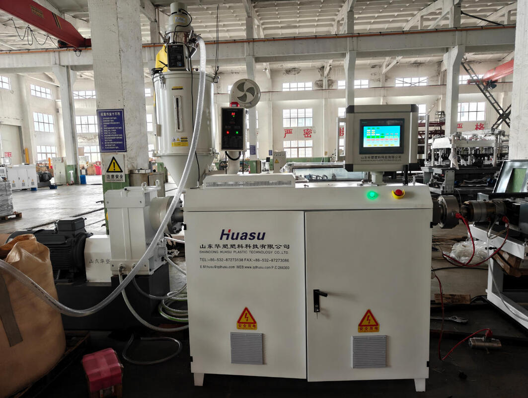 Full Automatic Single Wall Corrugated Pipe Extrusion Line dengan output 40-80kg/jam dan ukuran pipa maksimum 110mm