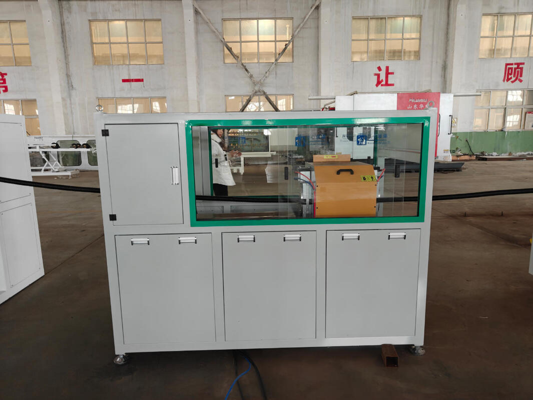 Lini Ekstrusi Pipa Bergelombang Dinding Tunggal Pendingin Air Otomatis Penuh dengan Output 40-80kg/jam untuk Produksi Kecepatan Tinggi