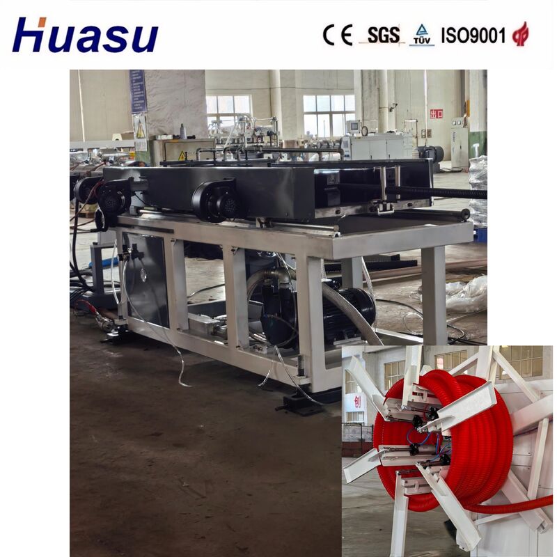 Lini Produksi Pipa ID Kabel Konduit 32mm-1600mm dengan Kontrol PLC dan Pendingin Udara/Air untuk Ekstrusi Pipa Bergelombang Presisi