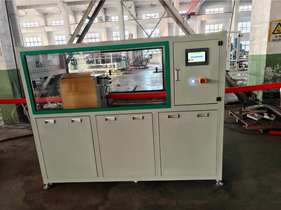 Garis ekstrusi pipa bergelombang dinding ganda dengan komponen listrik utama Siemens dan cetakan paduan aluminium untuk produksi pipa DWC