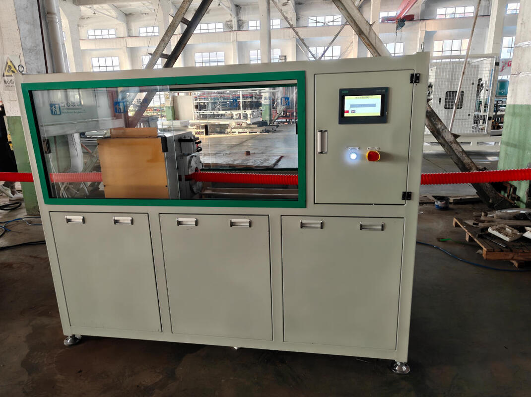 Garis ekstrusi pipa bergelombang dinding ganda dengan bahan gir 20CrMnTi dan bagian listrik merek Siemens dengan sekrup barel HV>740