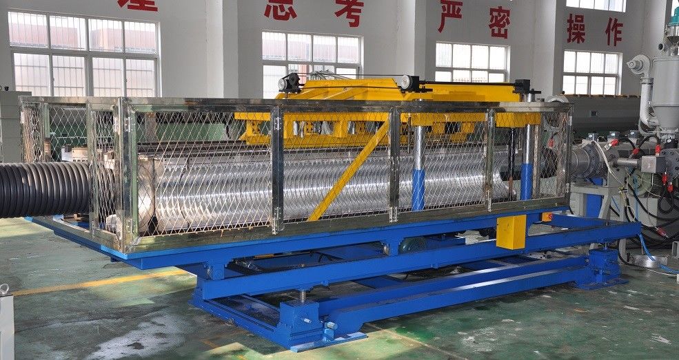 SBG-250 Double Wall Corrugated Pipe Extrusion Line Untuk HDPE / PP Pipe